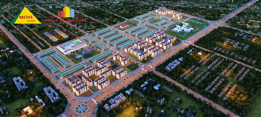 Phối cảnh dự án khu đô thị DTA City Nhơn Trạch