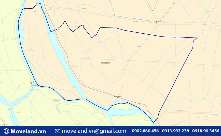 Bản đồ quy hoạch huyện Thành Bình tỉnh Đồng Tháp