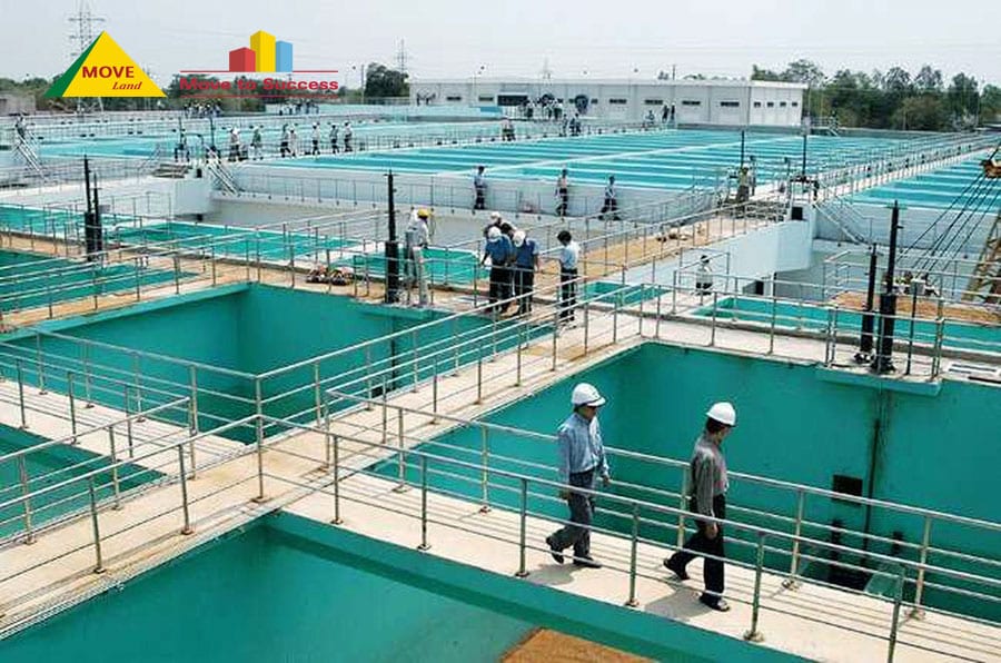 Hệ thống xử lý nước thải tại khu công nghiệp Nhơn Trạch 6