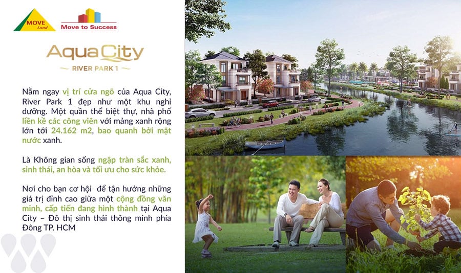 Tiện ích của phân khu River Park 1 Aqua City